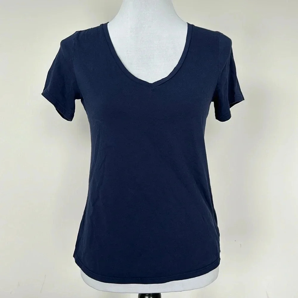 Old Navy Blue V-neck T-shirt Sz XS